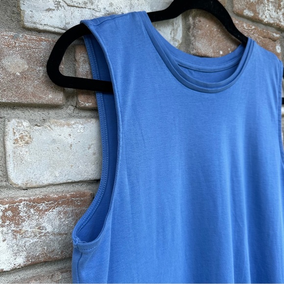 J Jill Periwinkle Perfect Pima Sleeveless Tank - Picture 3 of 4
